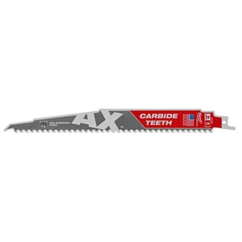 Milwaukee 9" 5 TPI AXE Carbide SAWZALL Blade (Each) 48-00-5226