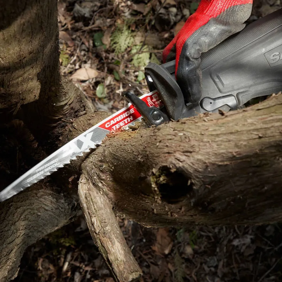 Milwaukee 9" 3 TPI Carbide Axe Pruning SAWZALL Blades (3 Pack) 48-00-5332