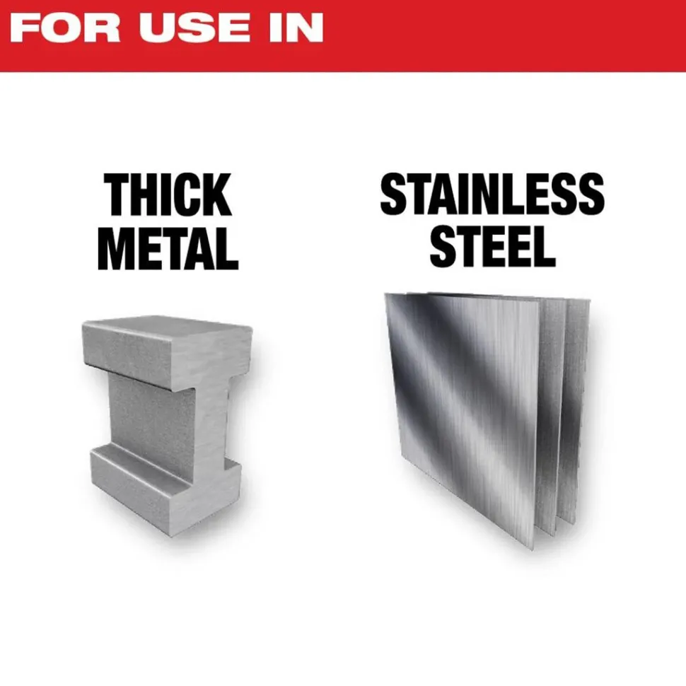 Milwaukee 12" 7 TPI The TORCH Sawzall Blade w/ Carbide Teeth (5-Pack) 48-00-5503