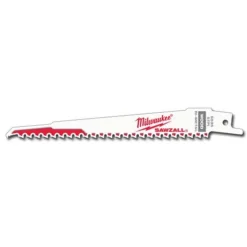 Milwaukee 6" 5 TPI Wood Cutting Sawzall Blade (Each) 48-01-7035