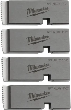 Milwaukee 1"-2" ALLOY NPT Universal Pipe Threading Dies 48-36-1202