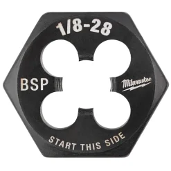 Milwaukee 1/8"-28 BSP 1-Inch Hex Threading Die 49-57-5390