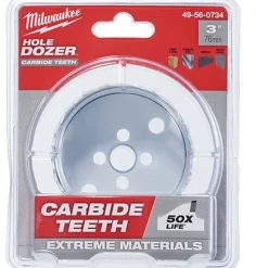 Milwaukee 3" Carbide Teeth Hole Dozer Hole Saw 49-56-0734
