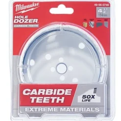 Milwaukee 4-1/2" Carbide Teeth Hole Dozer Hole Saw 49-56-0746