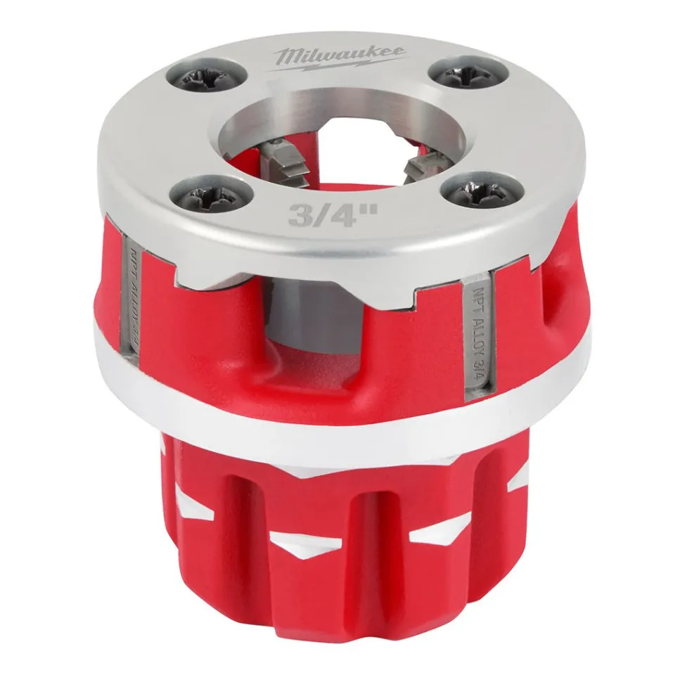 Milwaukee 3/4" Compact Alloy NPT 11R Pipe Threading Forged Aluminum Die Head 48-36-1308