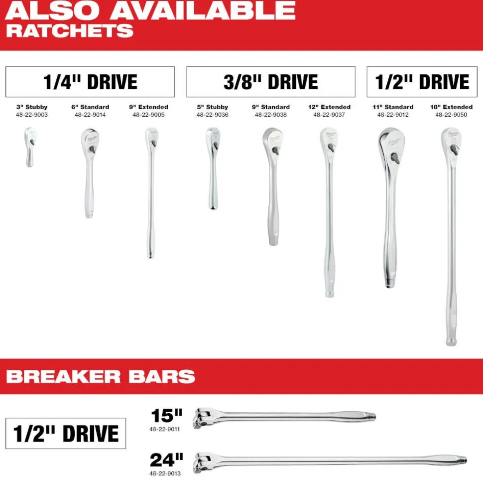Milwaukee 1/4" Drive 1/8" Hex Bit Socket 45-34-1024