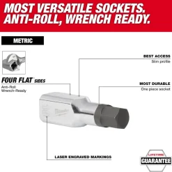 Milwaukee 3/8" Drive 14mm Hex Bit Socket 45-34-1060