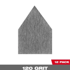 Milwaukee 120 Grit Mesh Sanding Sheet for M12 FUEL Orbital Detail Sander 12pk 48-80-5120