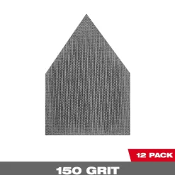 Milwaukee 150 Grit Mesh Sanding Sheet for M12 FUEL Orbital Detail Sander 12pk 48-80-5150
