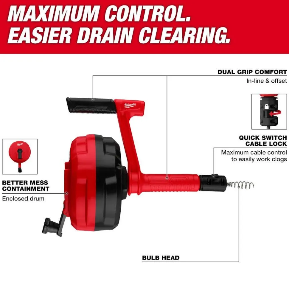 Milwaukee 25' Hand Auger 48-22-5760