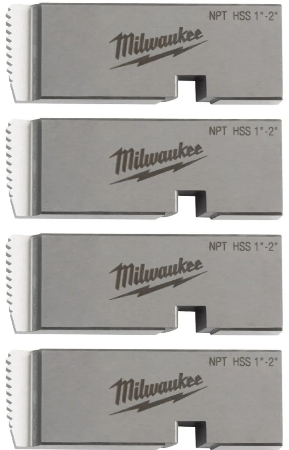Milwaukee 1"-2" HIGH SPEED FOR STAINLESS NPT Universal Pipe Threading Dies 48-36-1206