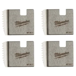 Milwaukee 1" High Speed NPT Portable Pipe Threading Dies (Set of 4) 48-36-1109