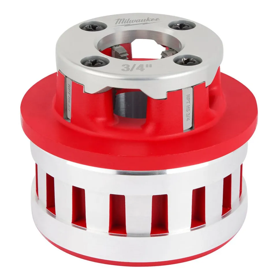 Milwaukee 3/4" High Speed NPT 12R Pipe Threading Forged Aluminum Die Head 48-36-1008