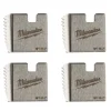 Milwaukee 2" High Speed NPT Portable Pipe Threading Dies (Set of 4) 48-36-1112
