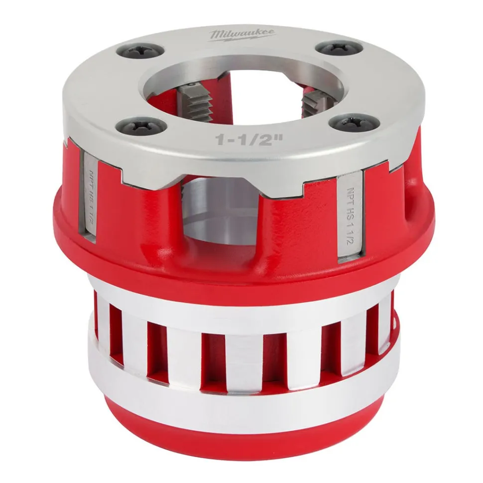 Milwaukee 1-1/2" High Speed NPT 12R Pipe Threading Forged Aluminum Die Head 48-36-1011