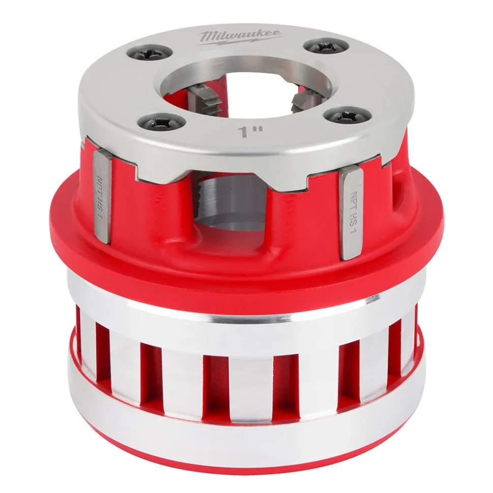 Milwaukee 1" High Speed NPT 12R Pipe Threading Forged Aluminum Die Head 48-36-1009