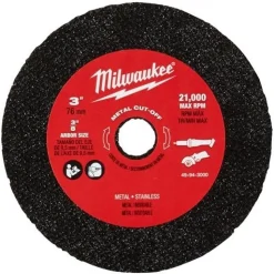 Milwaukee 3" Metal Cut Off Wheel (3 Pack) 49-94-3000