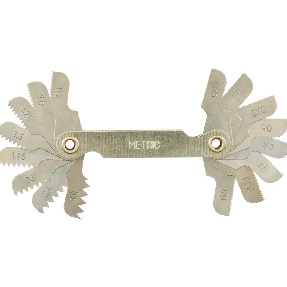 Milwaukee 0.35-3.00 mm Metric Thread Pitch Gauge 49-57-5012