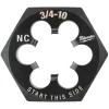 Milwaukee 3/4"-10 NC 1-7/16" Hex Threading Die 49-57-5376