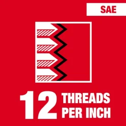 Milwaukee 9/16"-12 NC 1-7/16" Hex Threading Die 49-57-5365