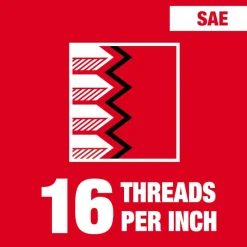 Milwaukee 3/8"-16 NC 1-Inch Hex Threading Die 49-57-5348