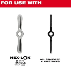 Milwaukee 4-40 NC 1-Inch Hex Threading Die 49-57-5308