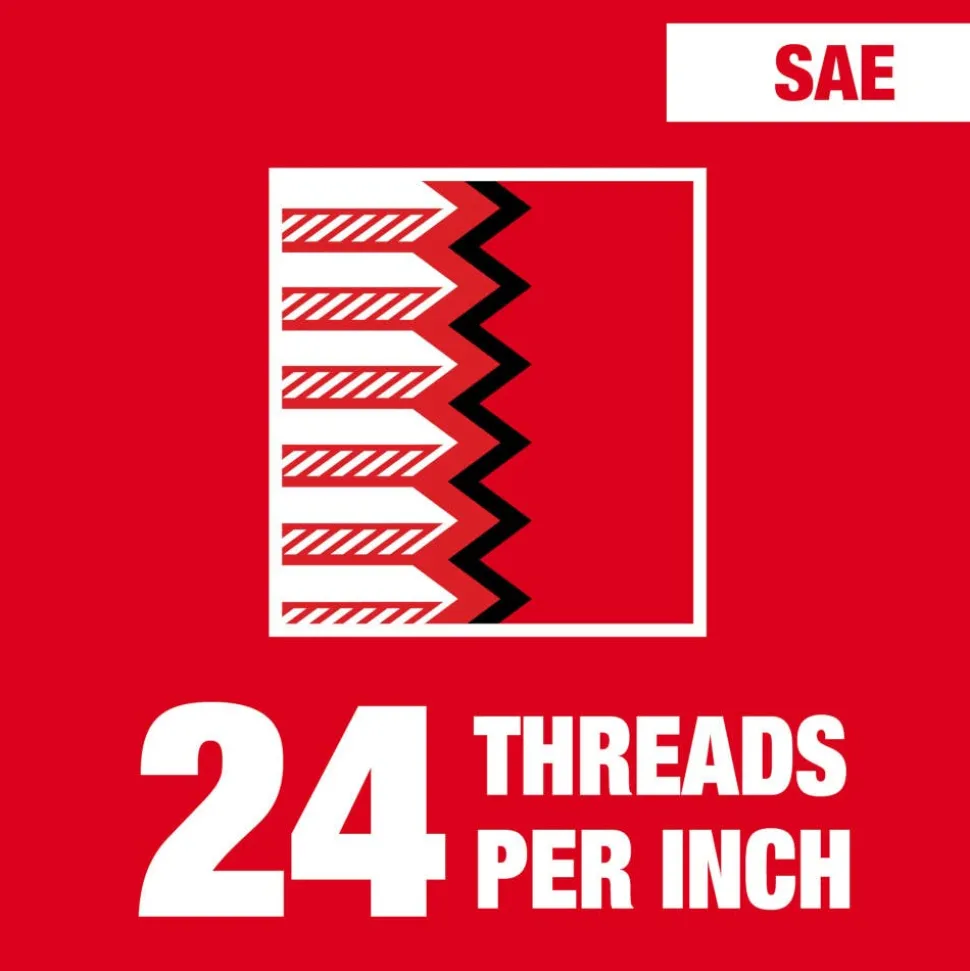Milwaukee 12-24 NC 1-Inch Hex Threading Die 49-57-5330