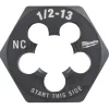 Milwaukee 1/2"-13 NC 1-Inch Hex Threading Die 49-57-5360