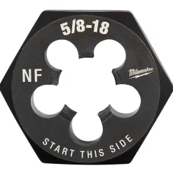 Milwaukee 5/8"-18 NF 1-7/16" Hex Threading Die 49-57-5371