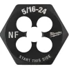 Milwaukee 5/16"-24 NF 1-Inch Hex Threading Die 49-57-5344