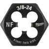 Milwaukee 3/8"-24 NF 1-Inch Hex Threading Die 49-57-5351