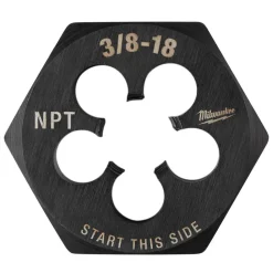 Milwaukee 3/8"-18 NPT 2-1/6" Hex Threading Die 49-57-5392