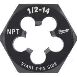 Milwaukee 1/2"-14 NPT 2-1/6" Hex Threading Die 49-57-5393