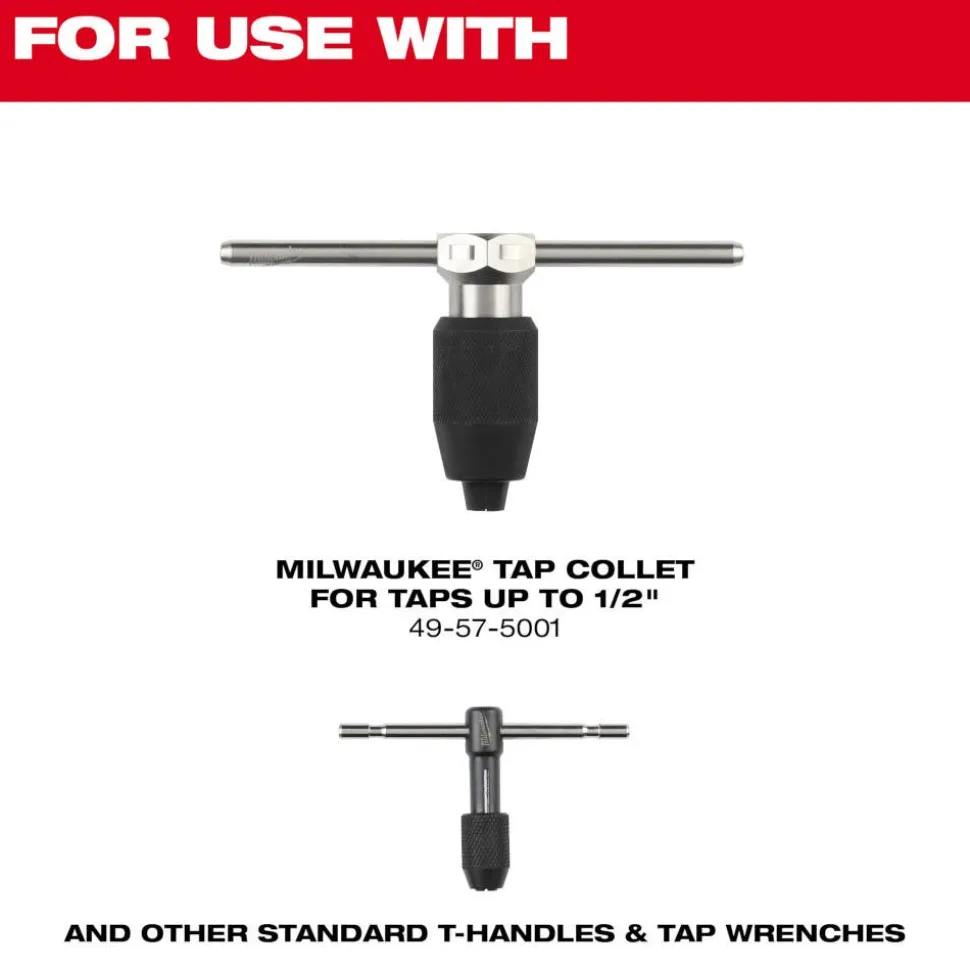 Milwaukee 1/2"-14 NPT Straight Flute Taper Tap 49-57-5293