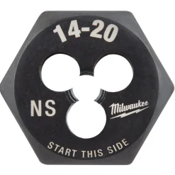 Milwaukee 14-20 NS 1-Inch Hex Threading Die 49-57-5333