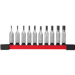 Milwaukee 10 Piece 1/4" Drive Hex Bit Socket Set - SAE 48-22-9540