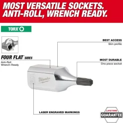 Milwaukee 6 Piece 1/4