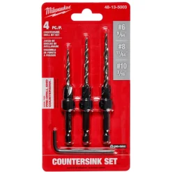 Milwaukee 4 Piece Countersink Drill Bit Set 48-13-5003