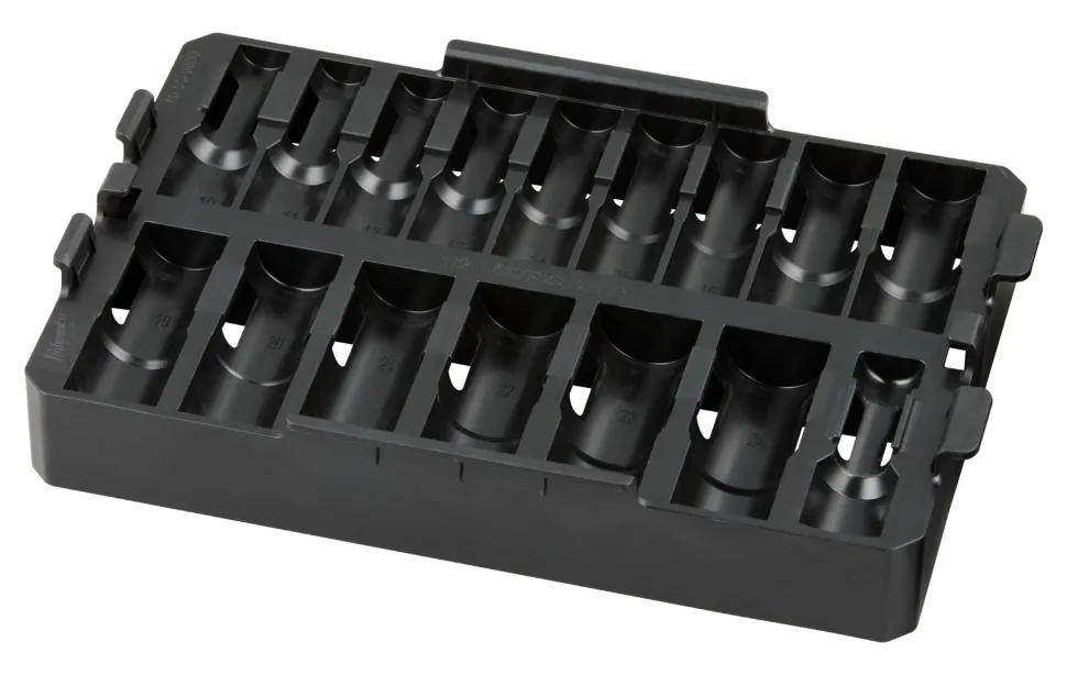 Milwaukee 16 Piece Impact Socket 1/2" Drive Metric Deep Socket Tray (Tray Only) 49-66-6833