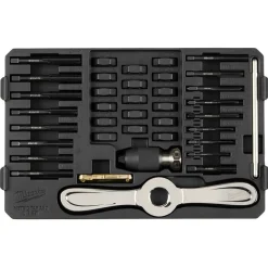 Milwaukee 38 Piece Metric Tap & Die PACKOUT Set w/ Hex-LOK 2-in-1 Handle 49-22-5603