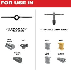 Milwaukee 17 Piece Metric Tap and Die Set 49-22-5601