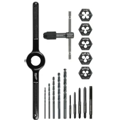 Milwaukee 17 Piece Metric Tap and Die Set 49-22-5601