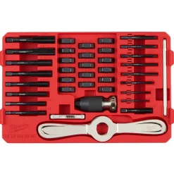Milwaukee 38 Piece SAE Tap & Die PACKOUT Set w/ Hex-LOK 2-in-1 Handle 49-22-5604