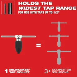 Milwaukee 38 Piece SAE Tap & Die PACKOUT Set w/ Hex-LOK 2-in-1 Handle 49-22-5604