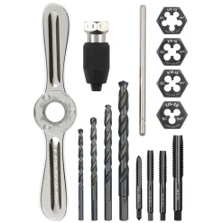 Milwaukee 15 Piece SAE Tap and Die Set with Hex-LOK 2-in-1 Handle 49-22-5602