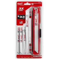 Milwaukee 10 Piece SAWZALL Blade Set 49-22-1110