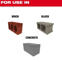 Milwaukee 8 Piece SDS PLUS M/2 2-Cutter Drill Bit Kit for PACKOUT 48-20-7673