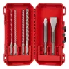 Milwaukee 6 Piece SDS PLUS MX4 4-Cutter & Chisel Kit for PACKOUT 48-20-7662