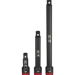 Milwaukee 3 Piece Shockwave Impact Duty 1/2" Drive Extension Set 49-66-6715