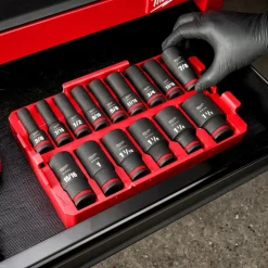 Milwaukee 15 Piece SHOCKWAVE Impact Duty 1/2